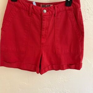 New Velvet Heart Women's Vibrant Red Bermudas